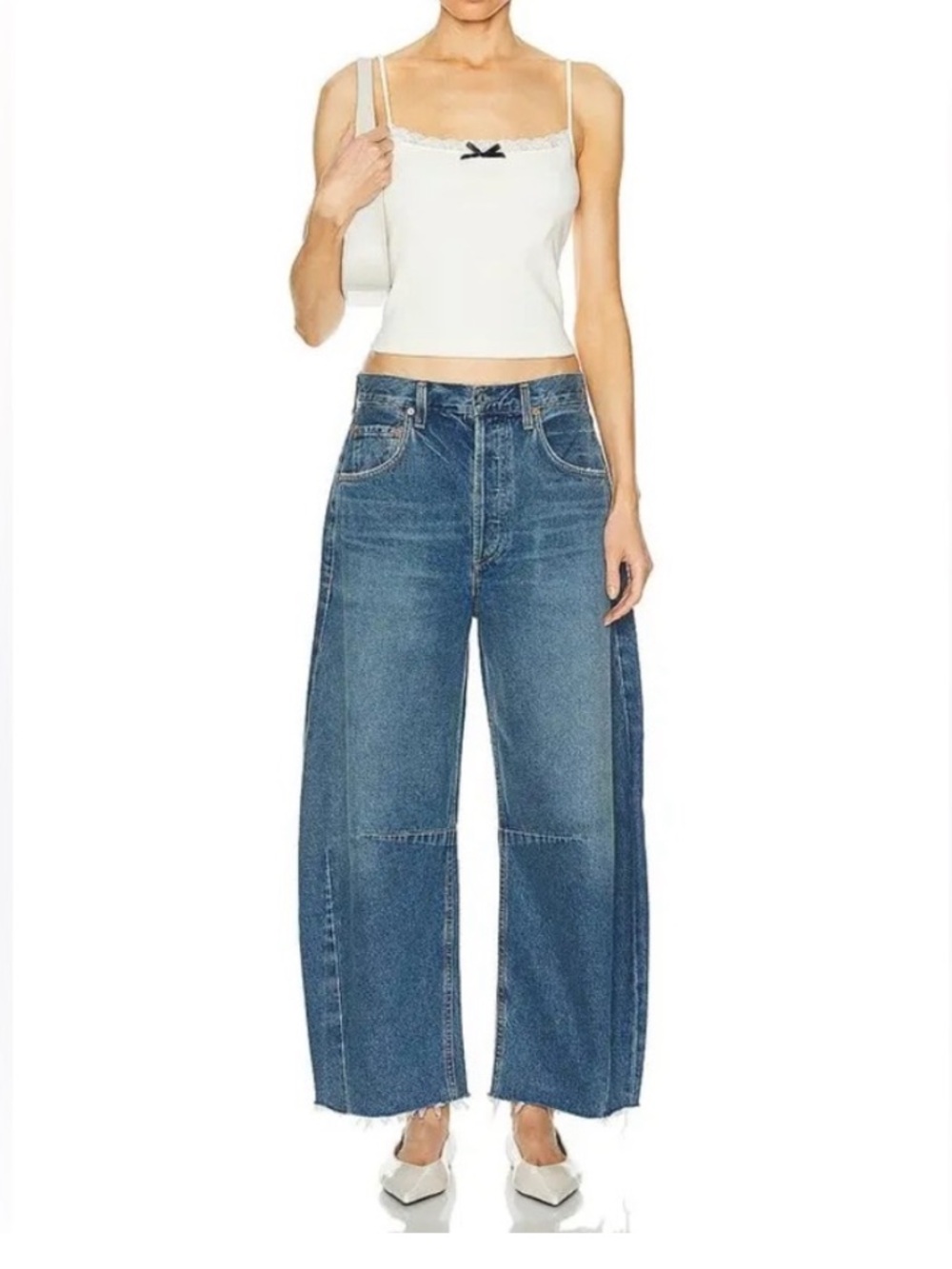 Citizens Of Humanity Blue Wide-Leg  Jeans